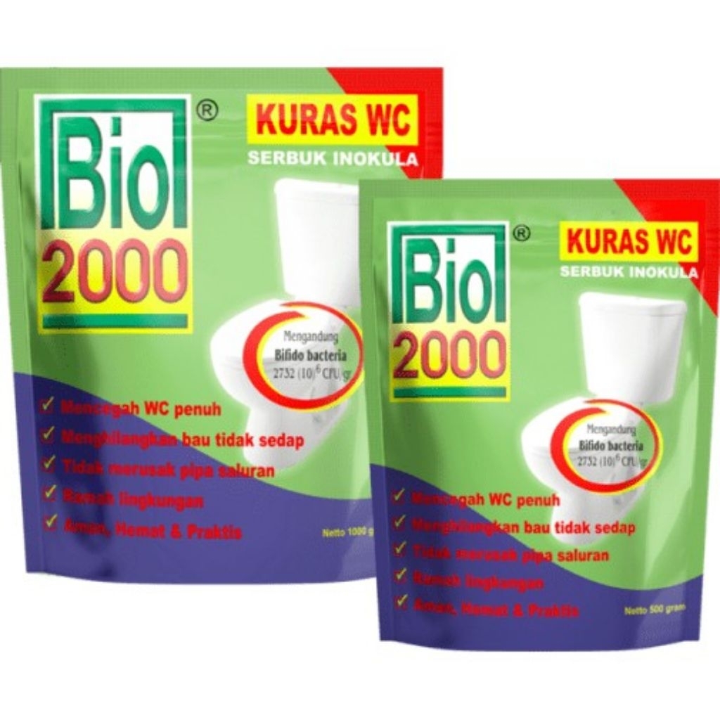 BIO2000 1KG MENGATASI WC PENUH DAN BAU