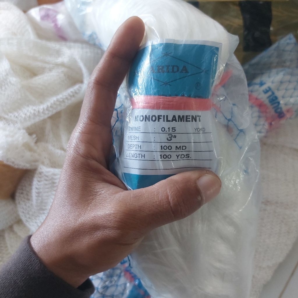 Jaring ARIDA 3 IN 0 15 100MD x 100YDS YOKO (mata berdiri