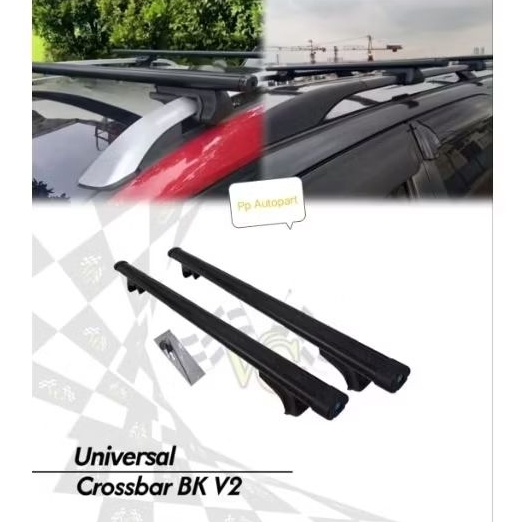 Cross bar kaki bagasi sport rack v2 pajero rush fortuner lama