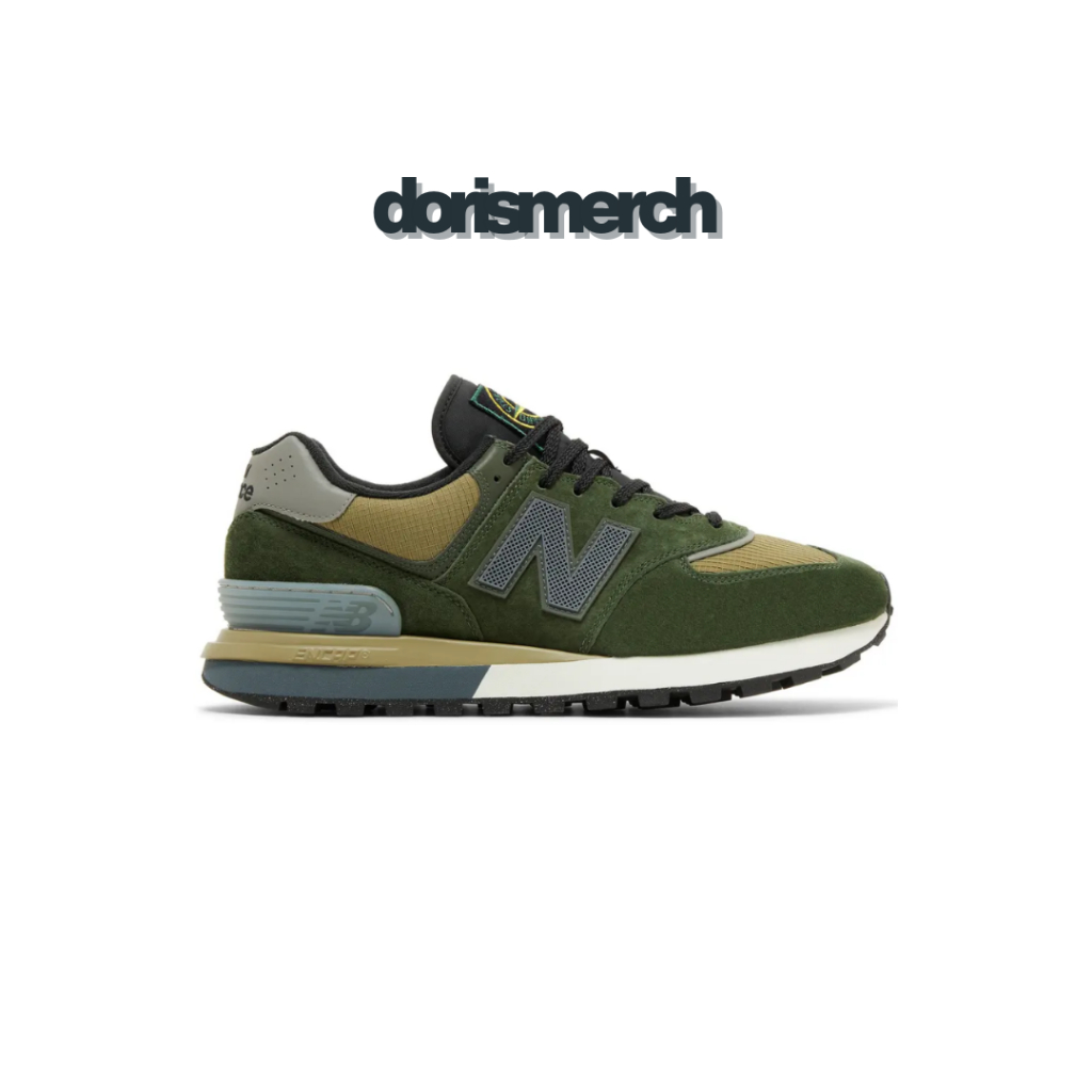 sneakers Stone Island x 574 Legacy Dark Green