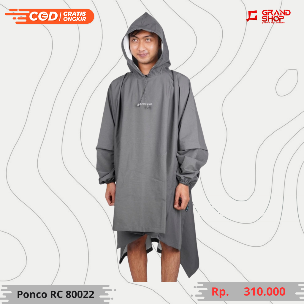 Raincoat  / Jas Hujan Ponco Lipat PVC RC 80022  Forester
