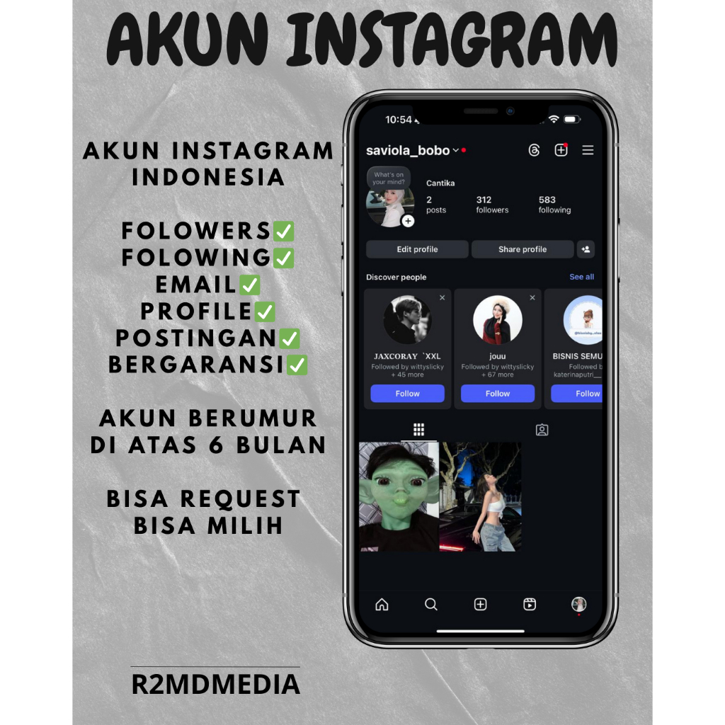 AKUN INSTAGRAM AKTIF