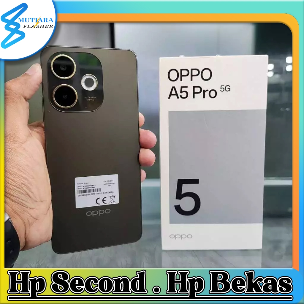 Oppo A5 Pro 5G Ram 8 Rom 256GB Bekas Original Flasher Store
