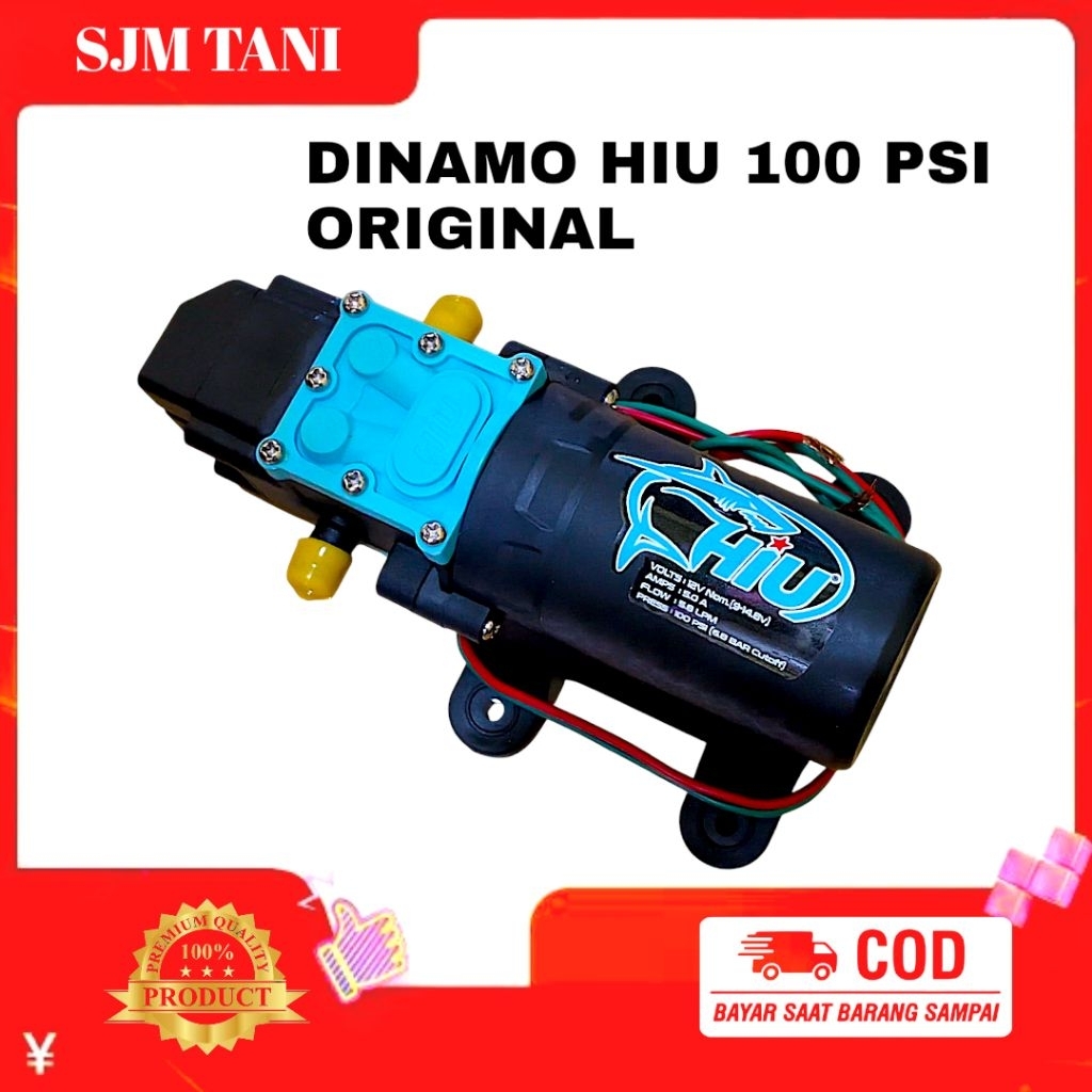 DINAMO POMPA SPRAYER ELEKTRIK HIU 100 PSI ORIGINAL