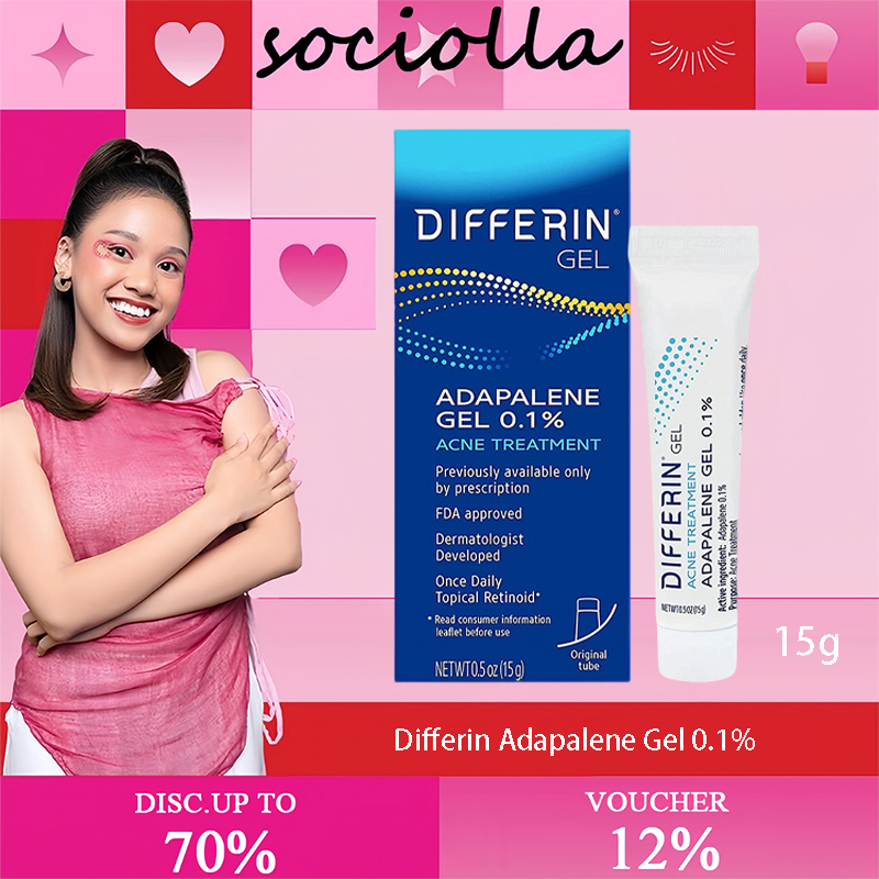 Differin Acne Treatment Gel/Differin Adapalene Gel 0.1% Acne Treatment 15g