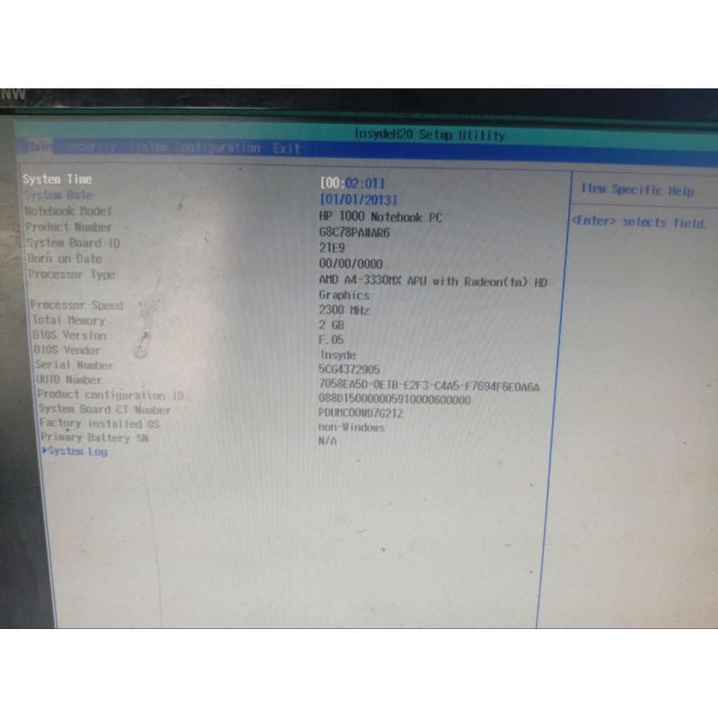 Motherboard Mainboard Mobo Normal HP 1000 HP1000 hp1000 hp1000 AMD A4