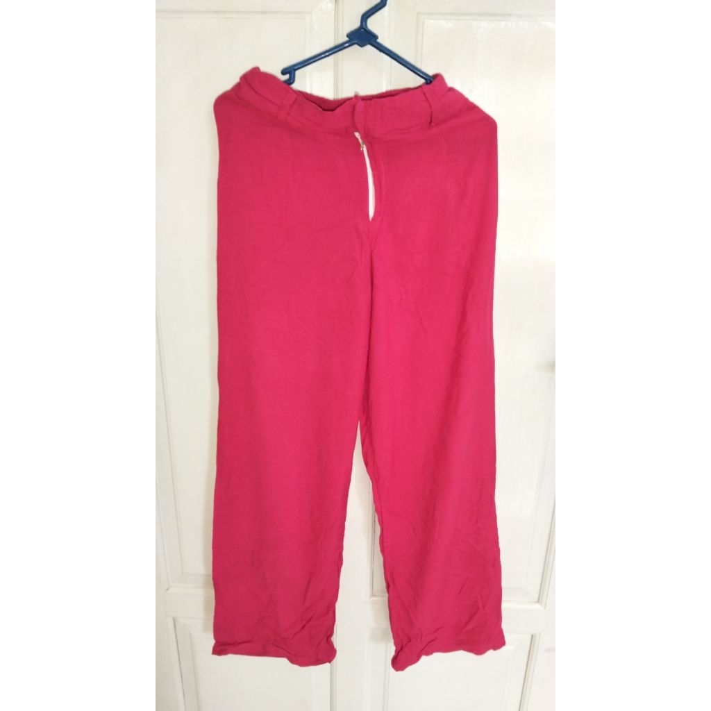 Celana Kulot Pink Fanta