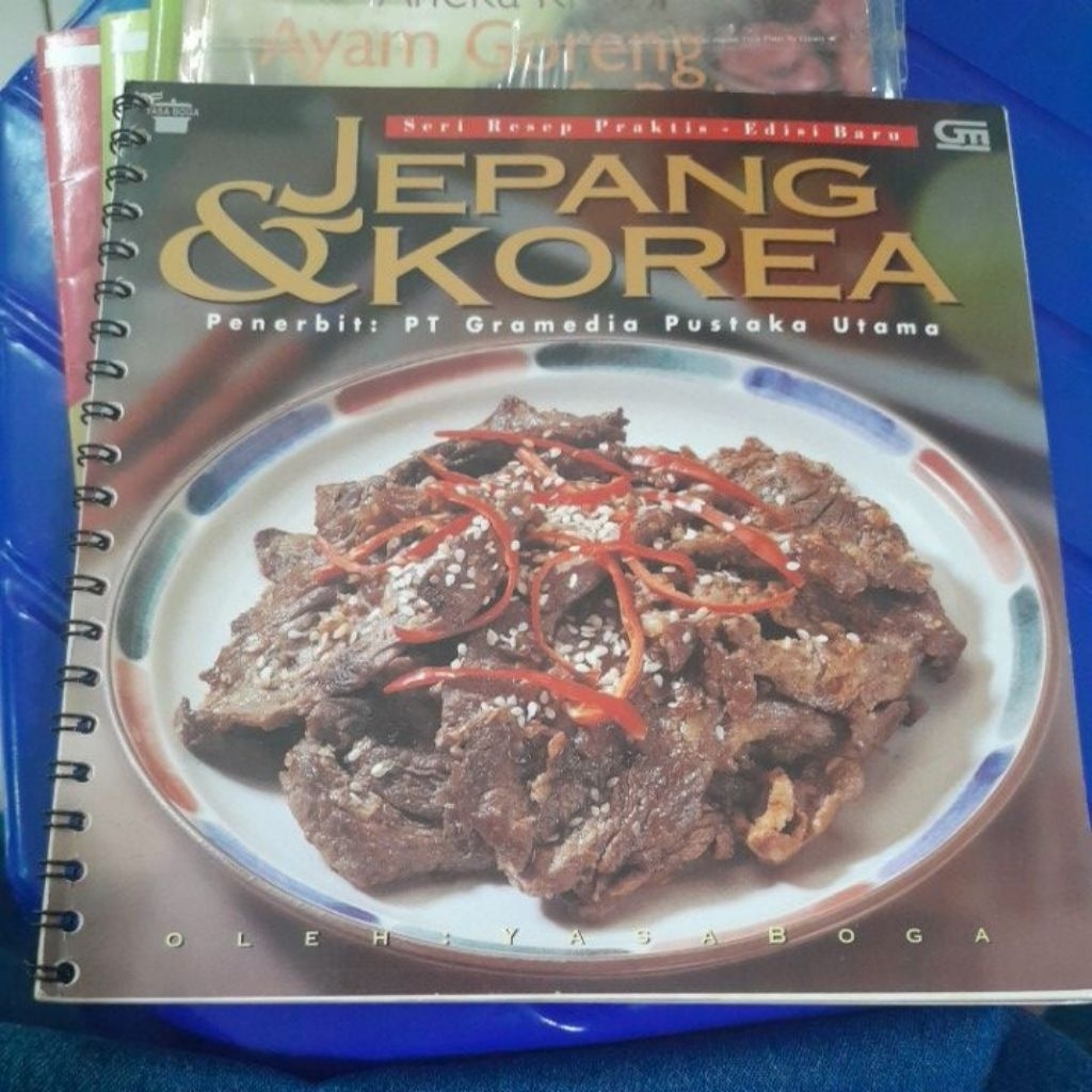 RESEP MASAKAN JEPANG & KOREA BUKU BEKAS