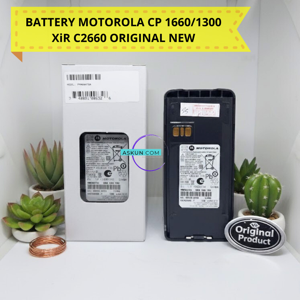 Motorola Baterai HT CP 1660 CP 1300 XiR C2660 Original Baru Baterai HT Motorola CP1660 CP1300 XiR C2