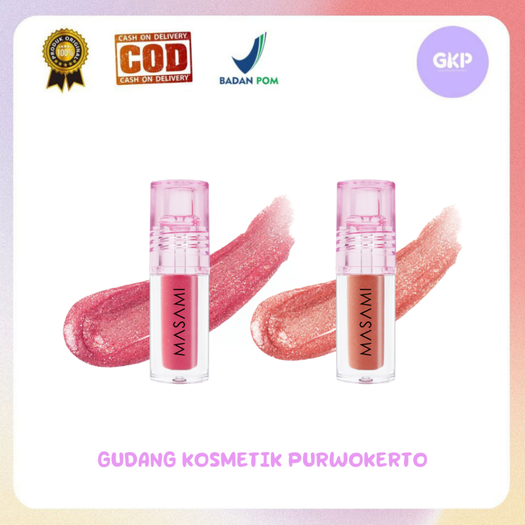 Masami Dream Glow & Dream Shine Lip Gloss - Formula Ringan & Melembapkan