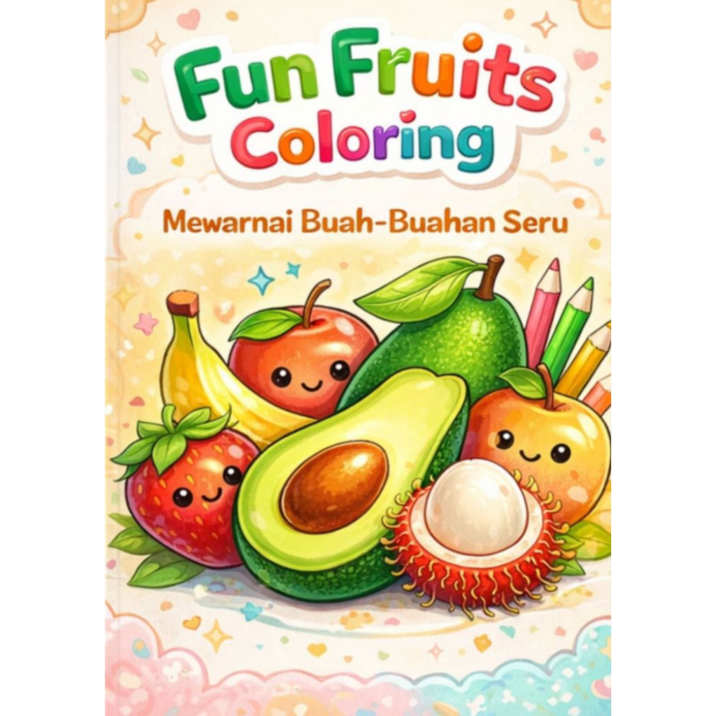 Buku Mewarnai Anak SD | Isi 10 Gambar | File Digital PDF | Harga 3K