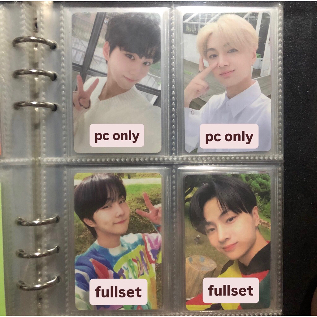 WTS (want to sale) pc/photocard official enhypen jay jumatan sg/seasons greetings 21, jungwon sg/sea