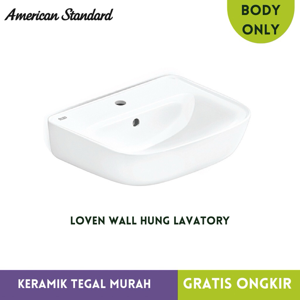 Wastafel Gantung American Standard Loven Putih
