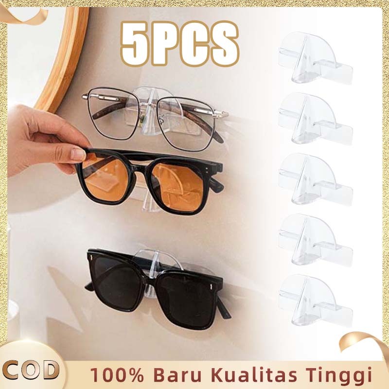 Rak Kacamata Tempel Dinding Rak Kacamata Tempel 5pcs Rak Kacamata Tempel Dinding Dan Lemari