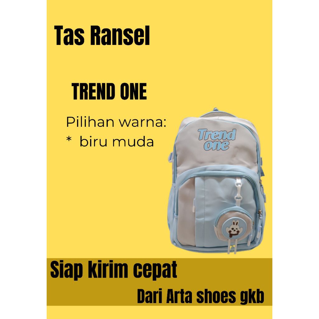Tas Ransel Anak Perempuan - Tas Ransel Trend One