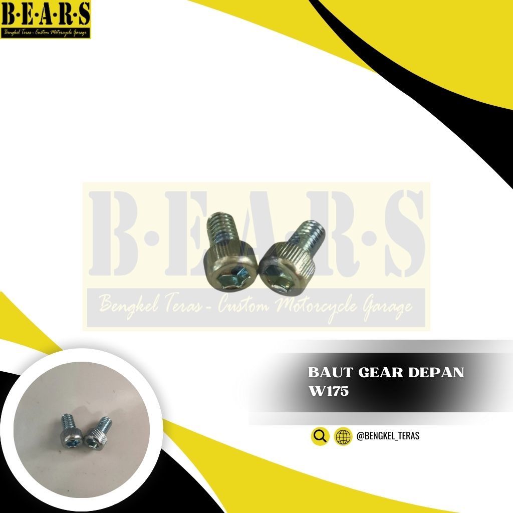 Baut Gear depan W175