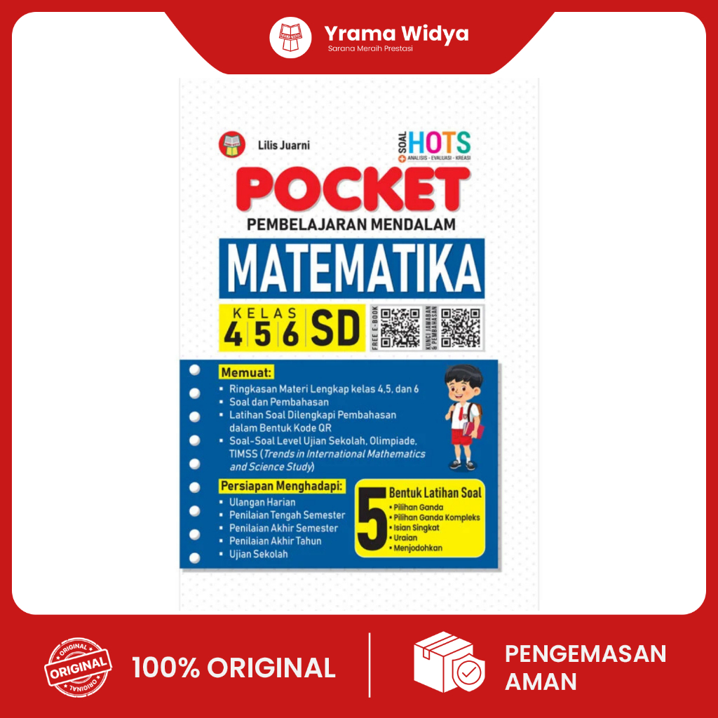 Yrama Widya - Pocket Matematika untuk SD Kelas 4, 5, dan 6