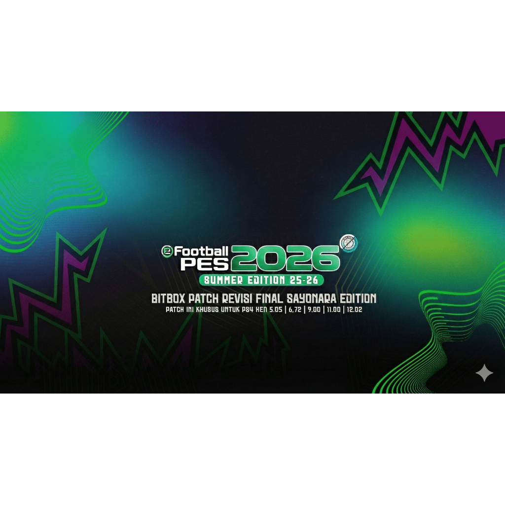 PES 2026 BITBOX PATCH SUMMER REV 3 PS4 HEN