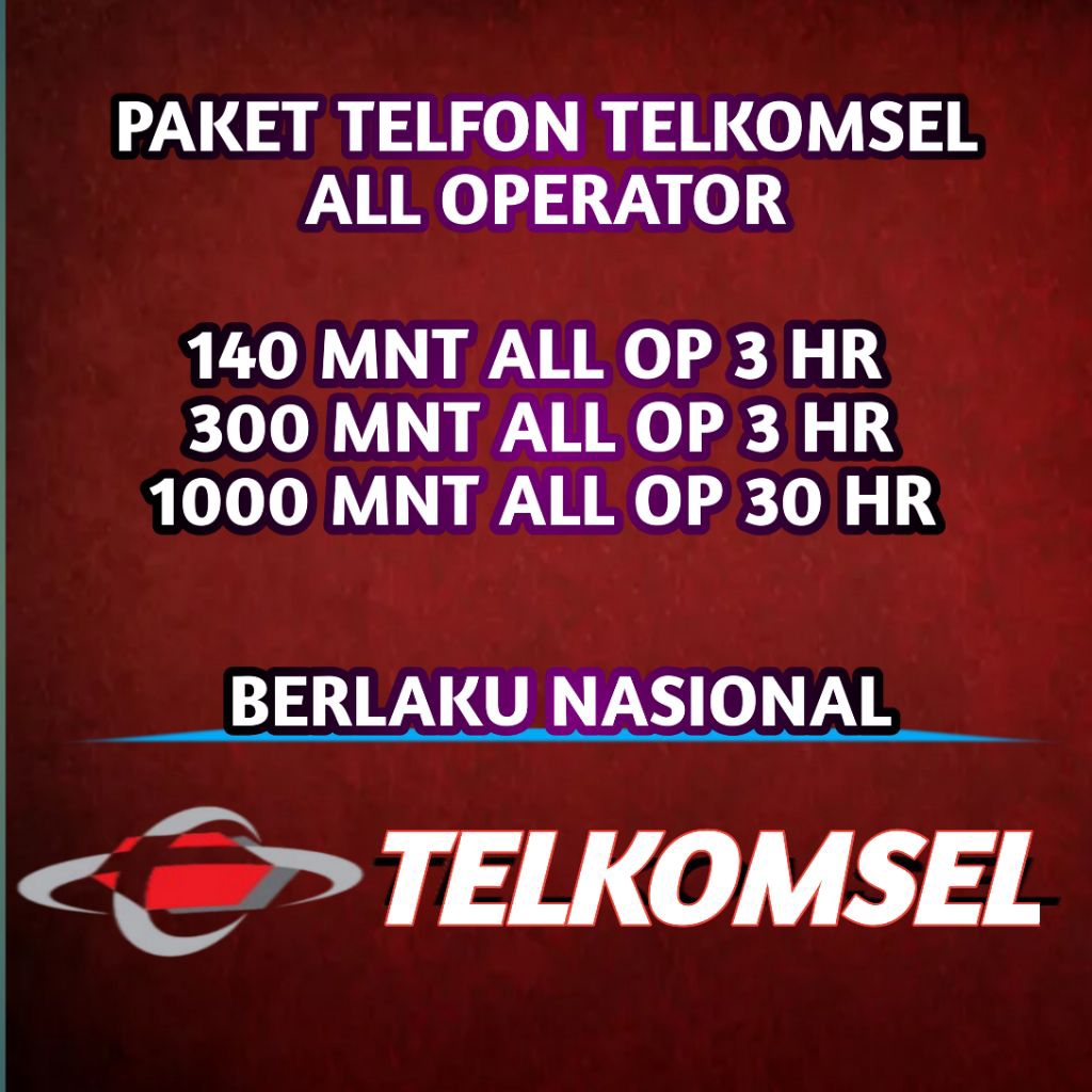 PROMO Paket Nelpon Telkomsel All Operator Termurah
