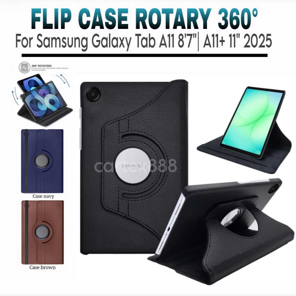 Case Rotary samsung Tab A11 A11+ / case samsung tab a11 / case samsung tab a11 plus \ case samsung g