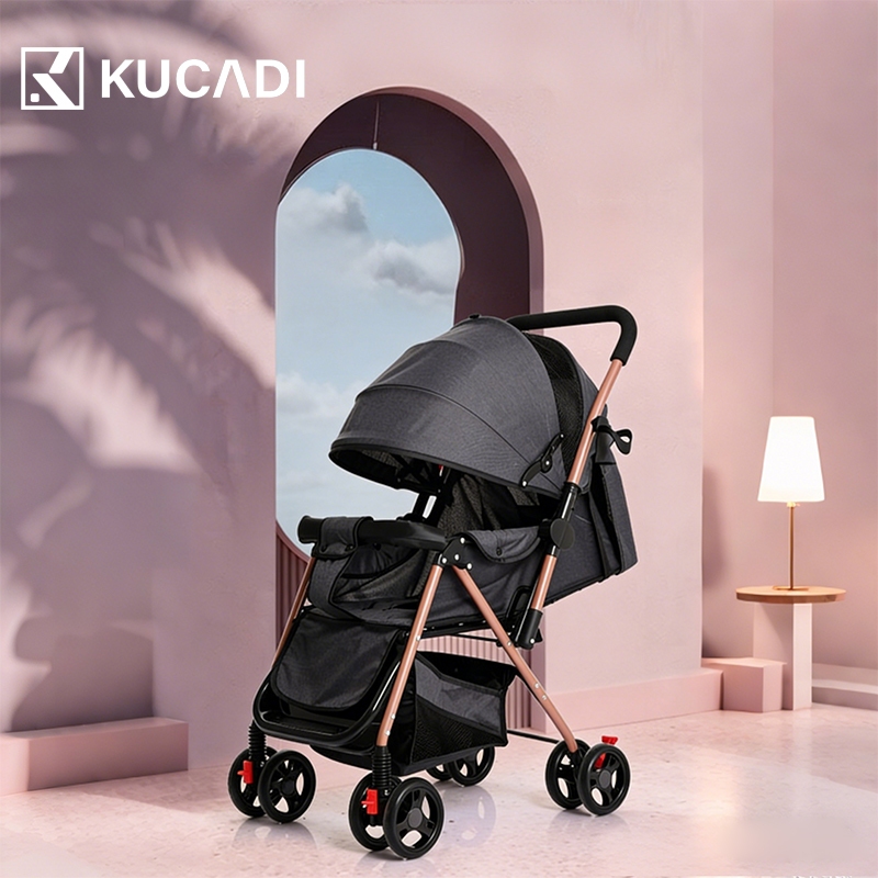 KUCADI Kereta Bayi Kereta Dorong Bayi New Born-3 Tahun Stroller Bayi Anak Lipat Traveling Lightweigh