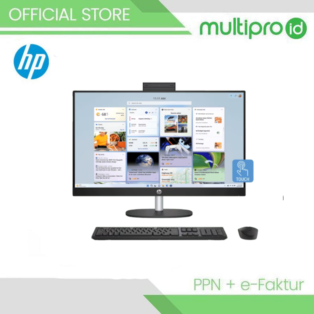 Desktop HP 27 inch All-in-One Desktop PC 27-cr0033d