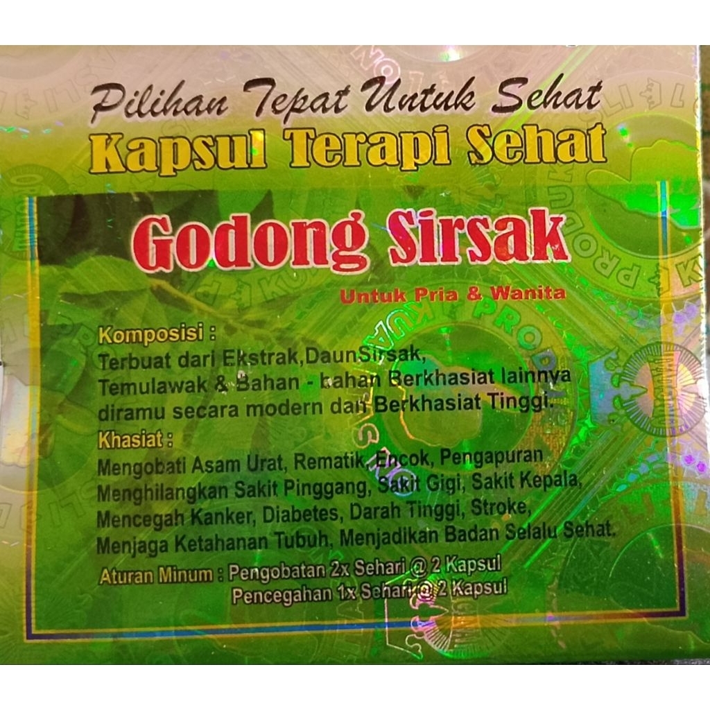 godong sirsak asli cap jempol isi 10 saset