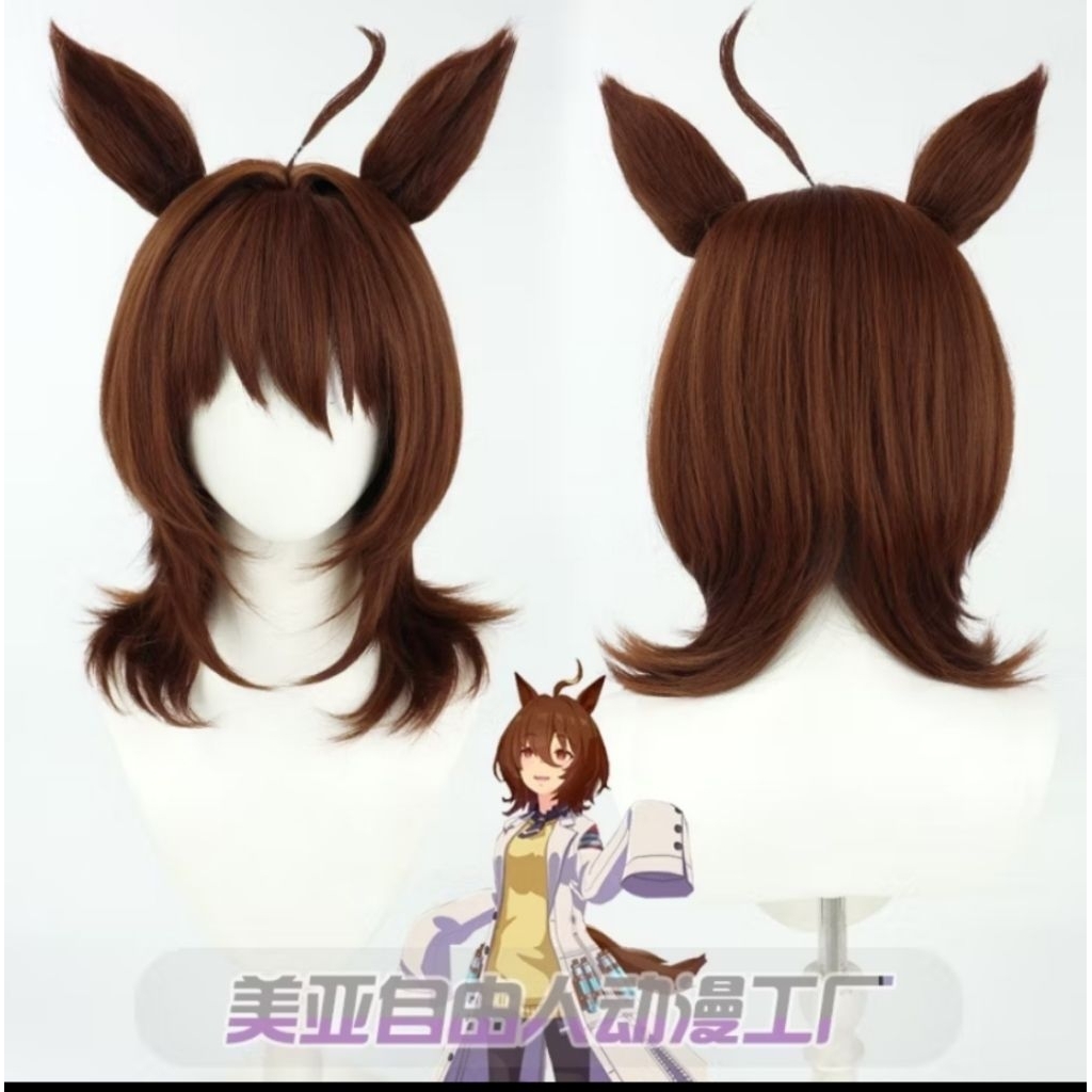Wig + Ears Agnes tachyon Xuchang NEW
