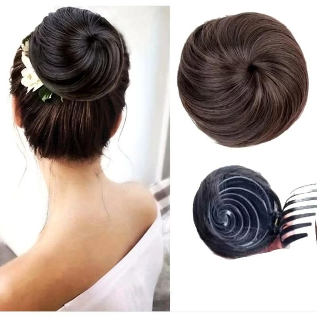 Sanggul Rambut Premium - Sanggul Bulat, Rambut Cepol, Sanggul Modern