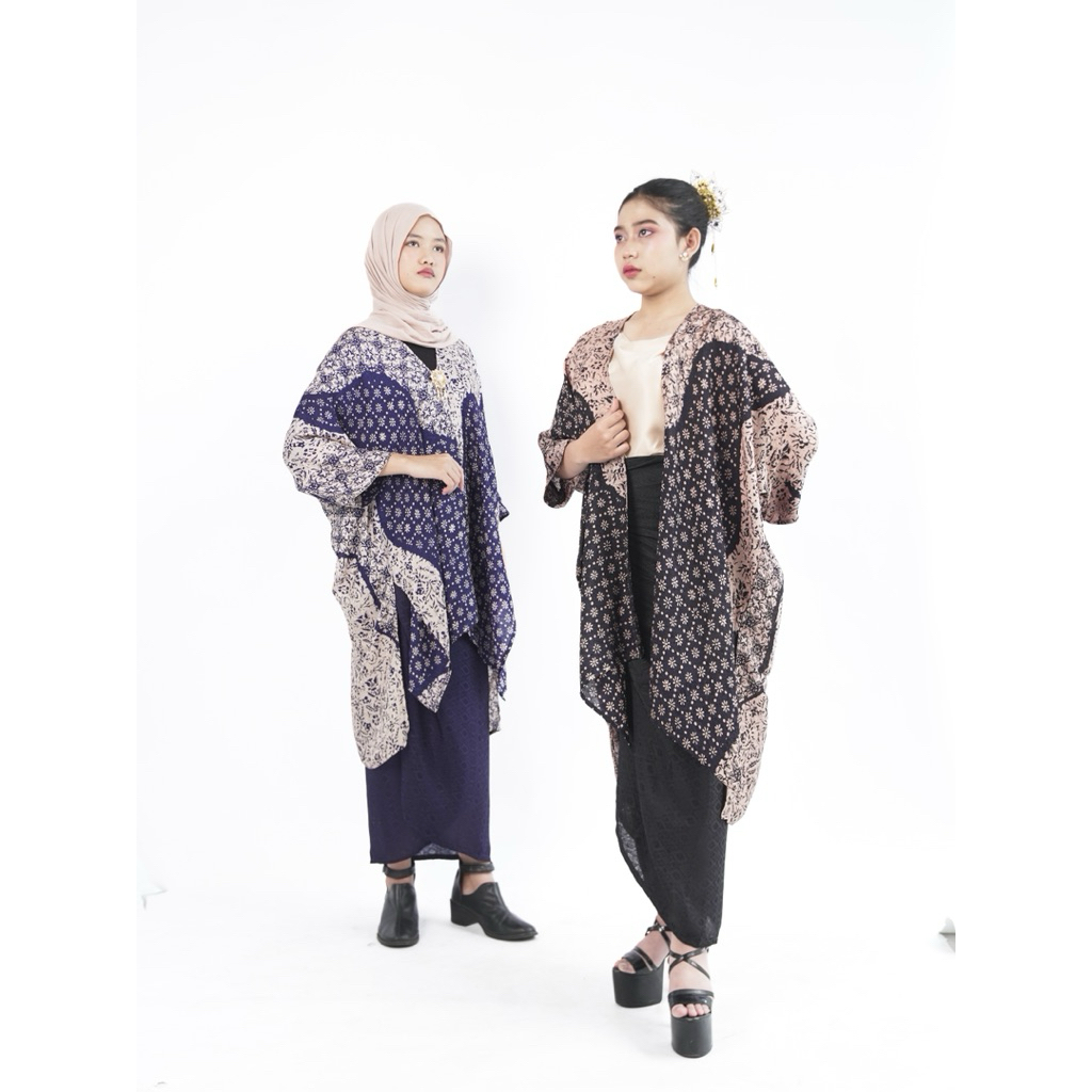 Rassakebaya-Long Outer kebaya Batik Viscose Kebaya Modern