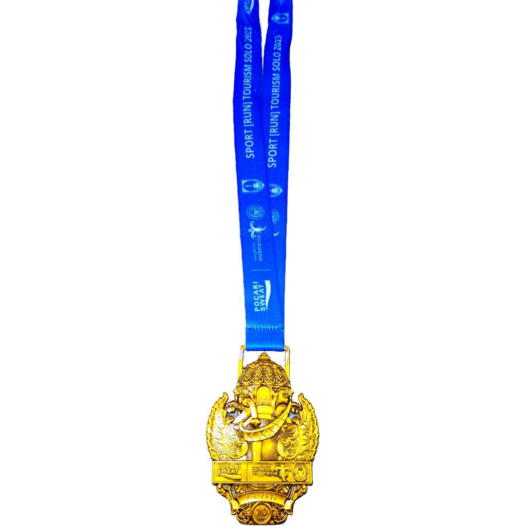 Medali Finisher Running Event Lari Pocari Sweat Sport Run Tourism Solo 10K 2023