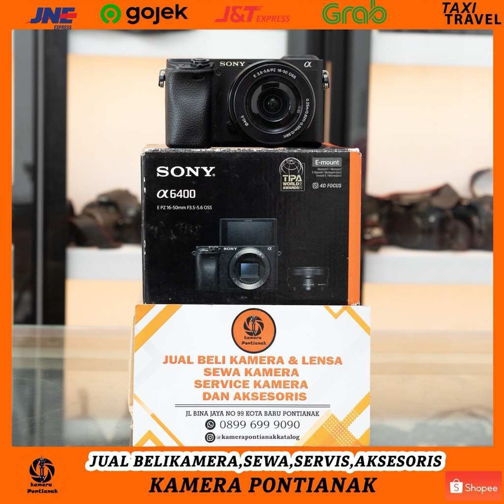 Sony a6400 + Lensa kit