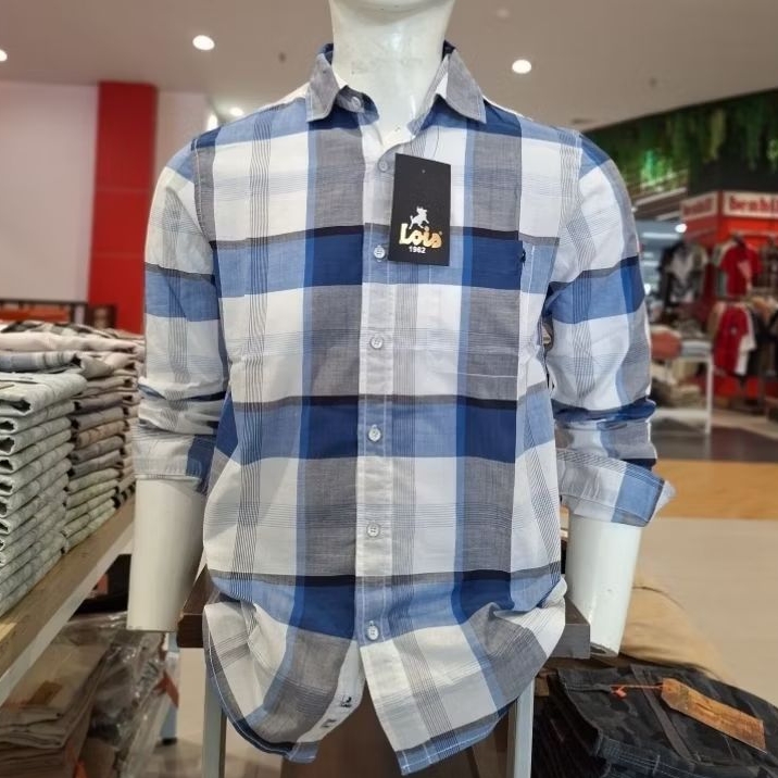 LOIS JEANS ORIGINAL KEMEJA PRIA LENGAN PANJANG 006 SLIMFIT
