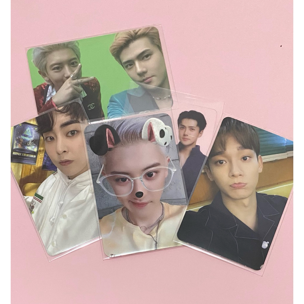 PHOTOCARD OFFICIAL EXO SEHUN CHANYEOL CHEN