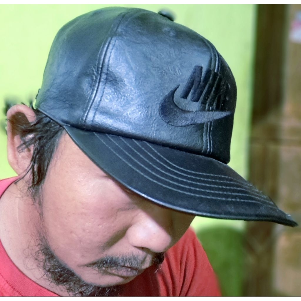TOPI NIKE (FULL LEATHER)KULAS VTG SNAPBACK BOB