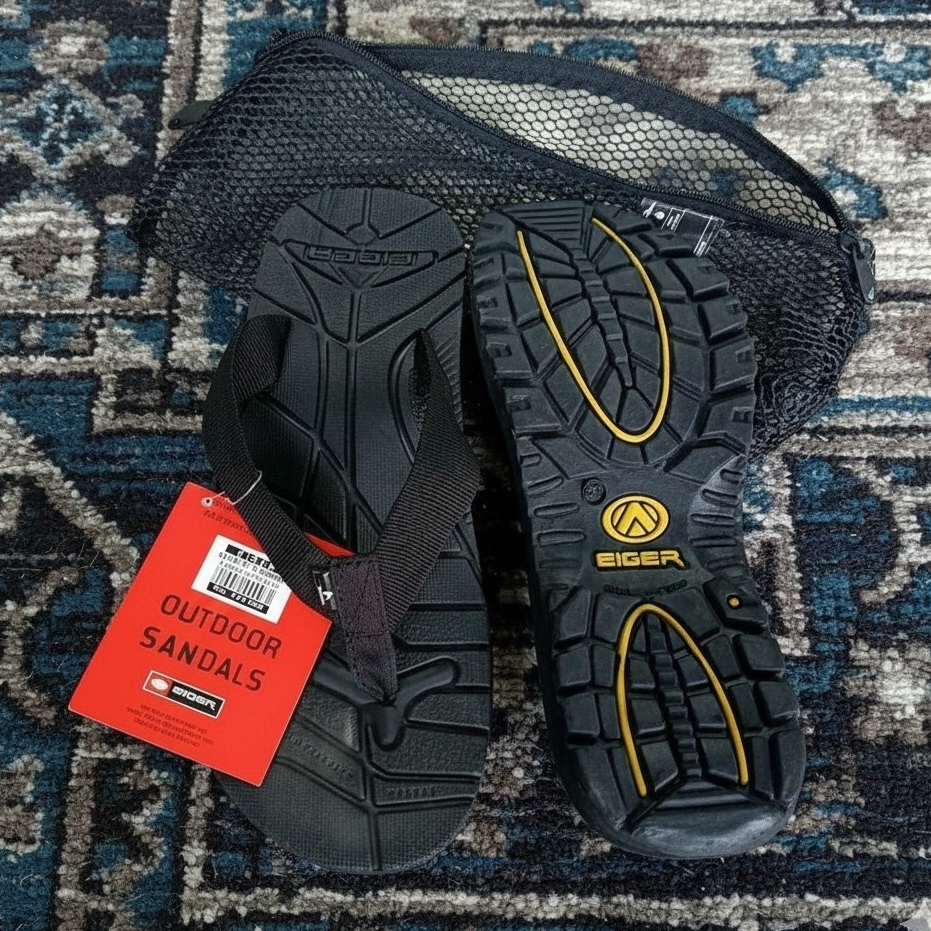 EIGER1989 - Sandal Jepit Pria EigerGunung ORIGINAL 100% Sendal Hiking Advanture Terbaru Outdoor Mode