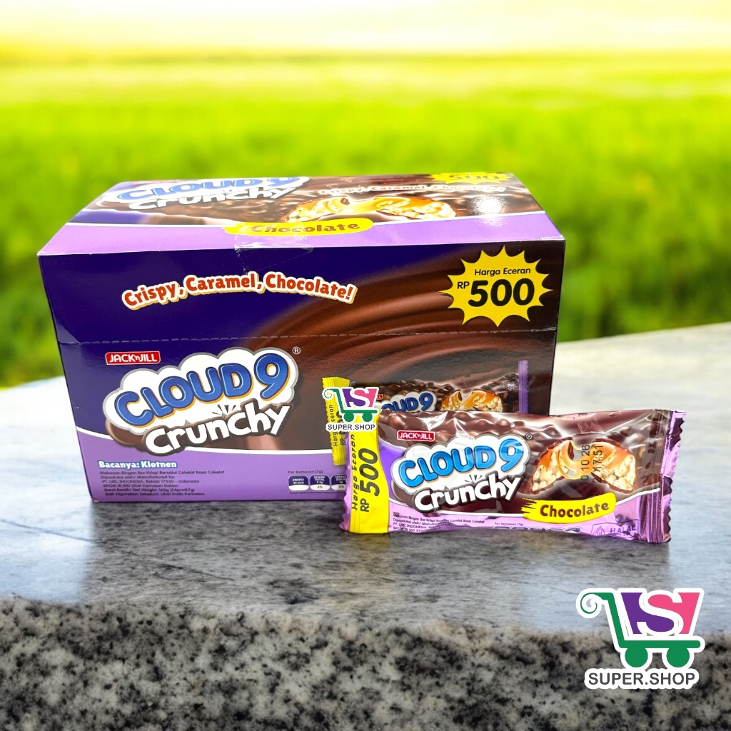 Cloud 9 Crunchy Chocolate (isi 24pcs) . Cloud9 Jack n Jill