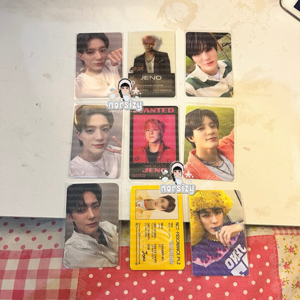 PHOTOCARD PC JENO NCT DREAM SANRIO EPOXY LENTI CANDY