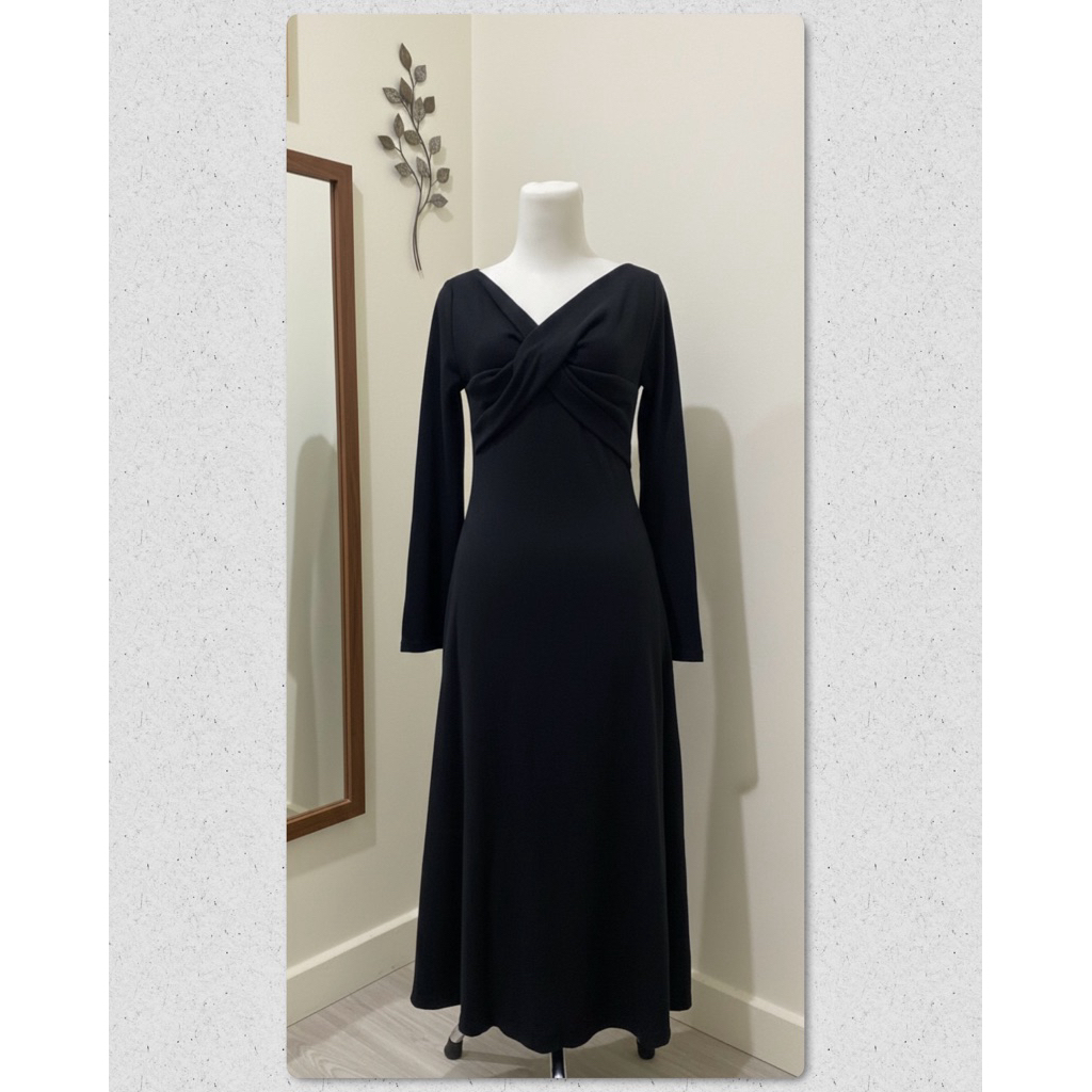 dress gaun vintage aesthetic murah korean style wedding party
