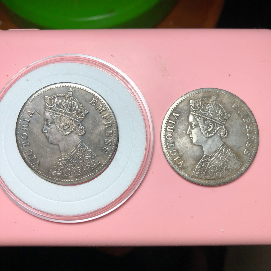 Koin Victoria One Rupee 1791