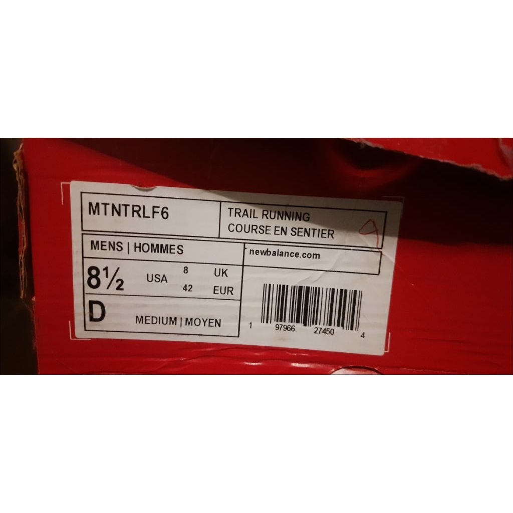 sepatu trail running NB nitrel v6 original