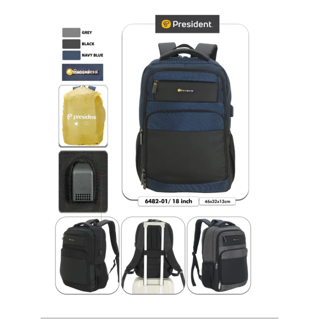 President Original - TAS RANSEL President BP 6482 - 26 - Backpack President Original - TAS LAPTOP & 