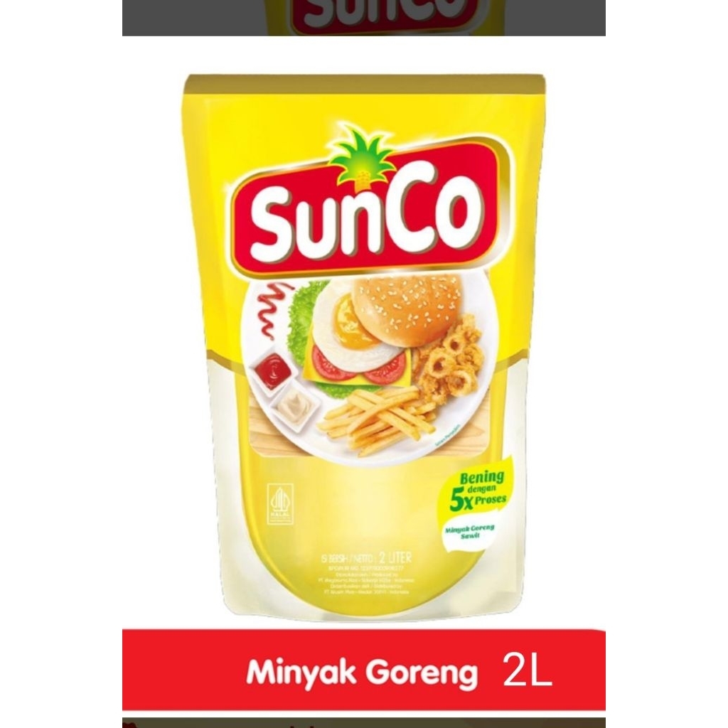 minyak goreng Sunco murah 2 L/minyak gireng Sunco live/minyak Sunco 2l live