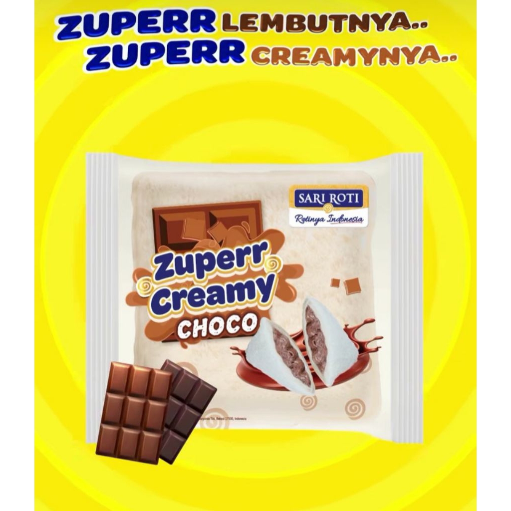 Roti Sandwich Zupper Choco / Krim Cokelat #SariRoti