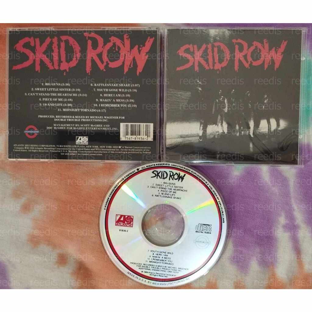 Skid Row - Skid Row (s/t), 1st press US - CD