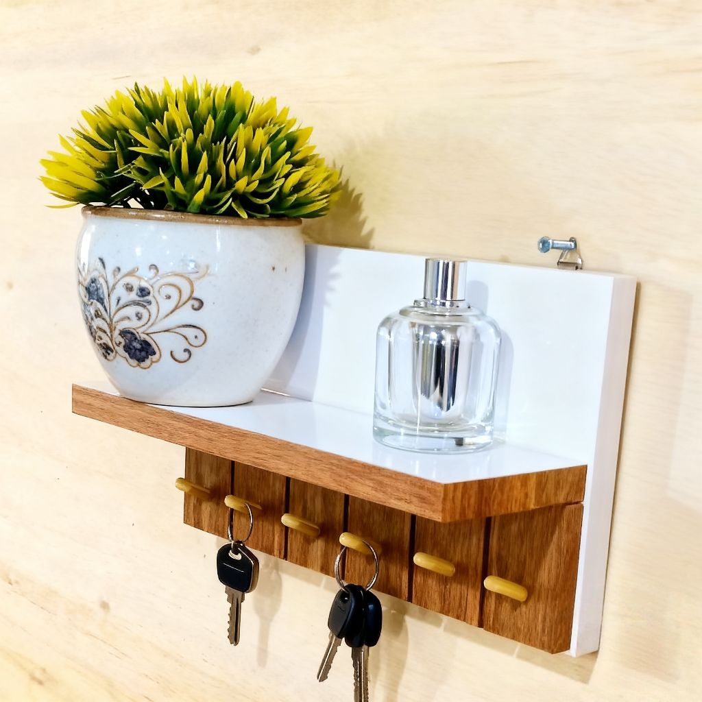 gantungan kunci dinding, rak kunci dinding, gantungan kunci kayu, gantungan kunci minimalis, hiasan 