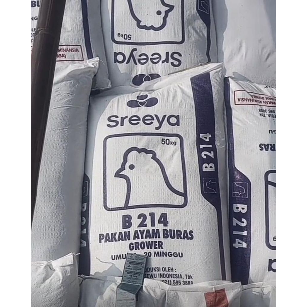 pakan ayam sreeya B 214 kemasan 5 kg