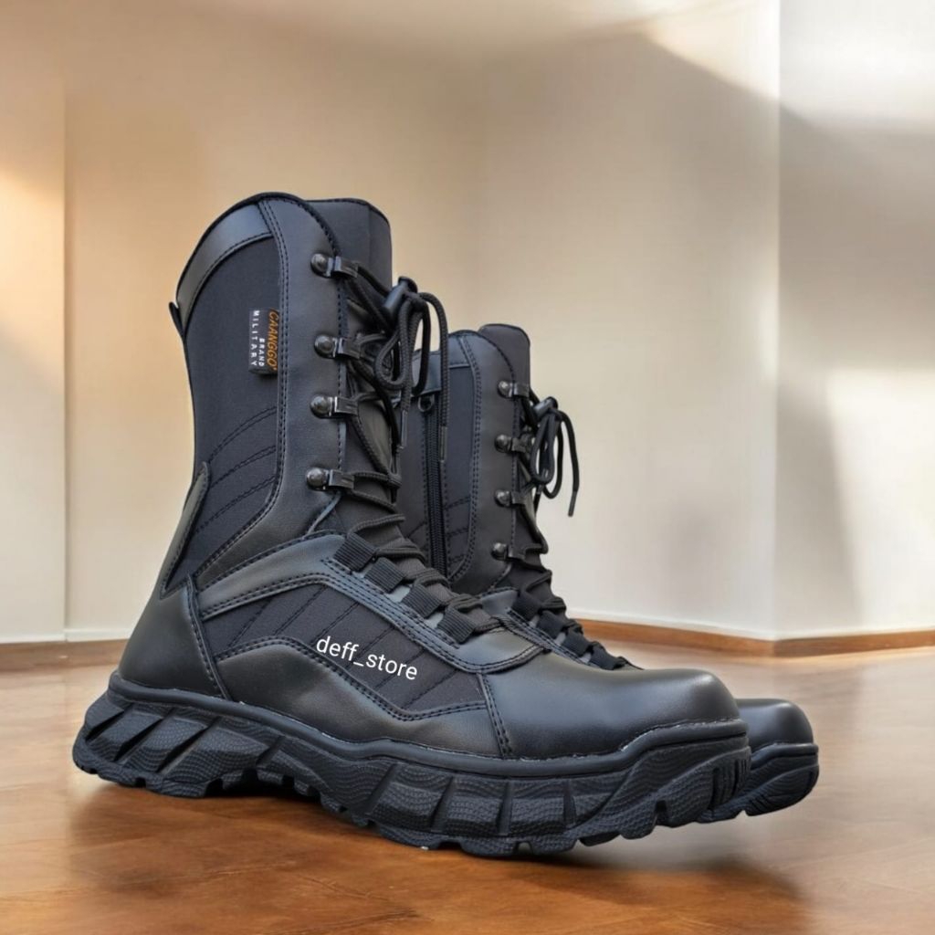sepatu pdl safety terbaru tni polri security model ninja camel original caanggo militery