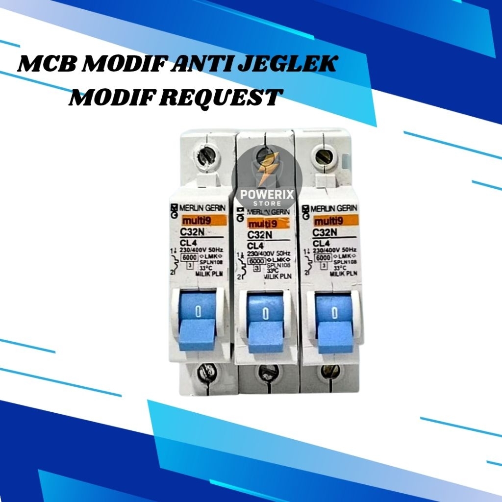 Mcb modif Merlin gerin mcb modif anti jeglek
