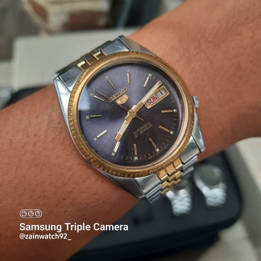 Jam tangan Seiko 5 Presiden Caliber 7009 Automatic Vintage Original